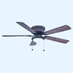 Hugger 52 in. LED Espresso Bronze Ceiling Fan AL383LED-EB - The Home Depot